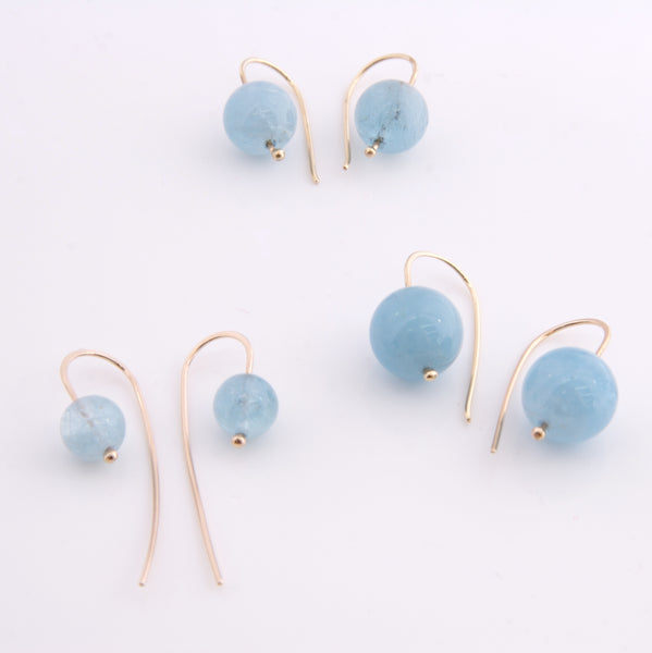 Aquamarine earrings