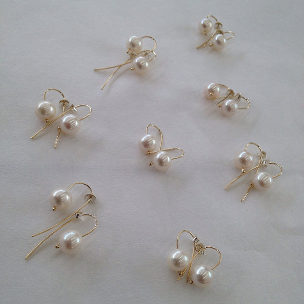 Pearl earrings