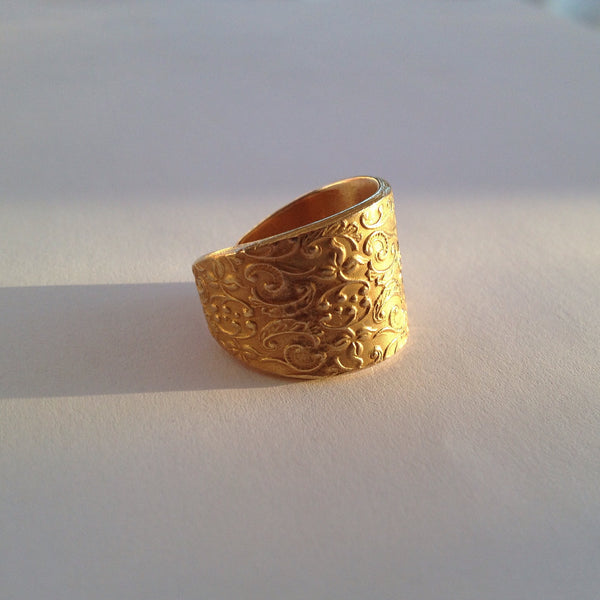 Open ornate ring