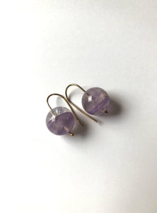 Lace amethyst earrings