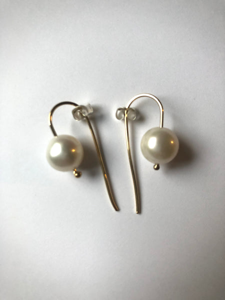 Pearl earrings