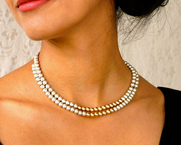 Two-Toned Beaded