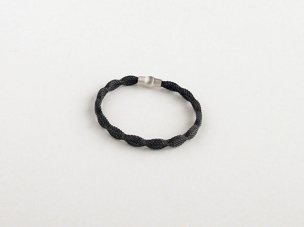Folded mesh bracelet