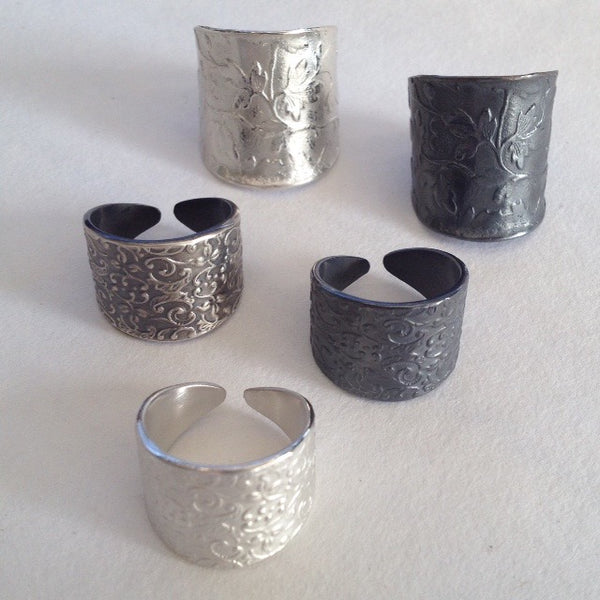 Open ornate ring