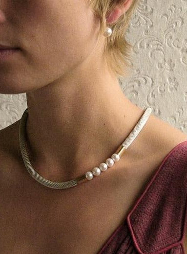 Pearl earrings